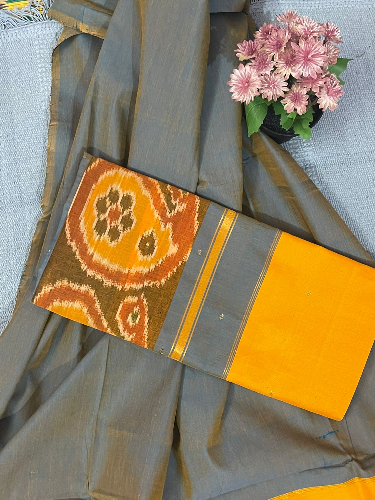Pochampally Ikkat cotton dress material - Naksha designers | Facebook