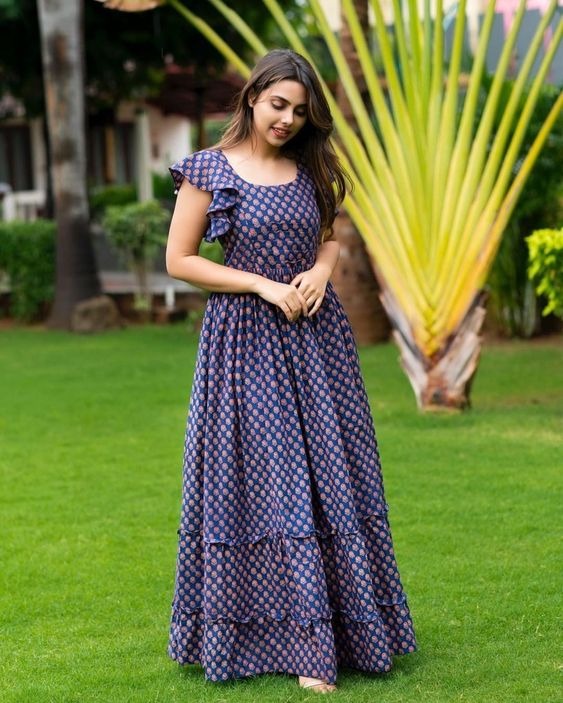 Latest Trendy Pattern Frock Design With StitchingBSRIOTOOT175  Weavesmart